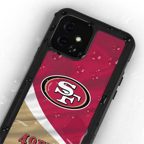 NFL San Francisco 49ers iPhone 12 Mini Waterproof Case