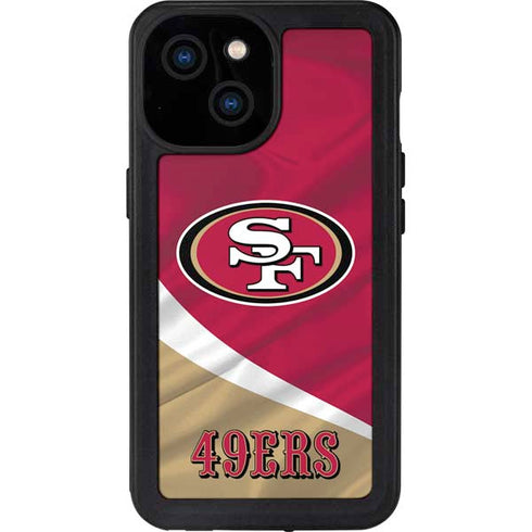 NFL San Francisco 49ers iPhone 13 Mini Waterproof Case
