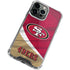 NFL San Francisco 49ers iPhone 13 Pro Clear Case