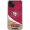 NFL San Francisco 49ers iPhone 14 Plus Clear Case