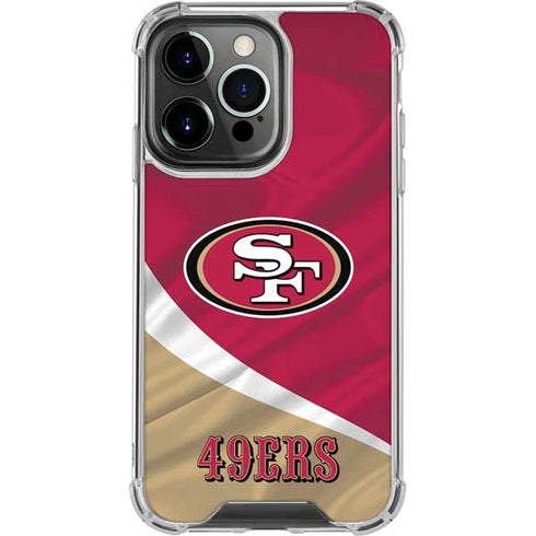 NFL San Francisco 49ers iPhone 15 Pro Clear Case