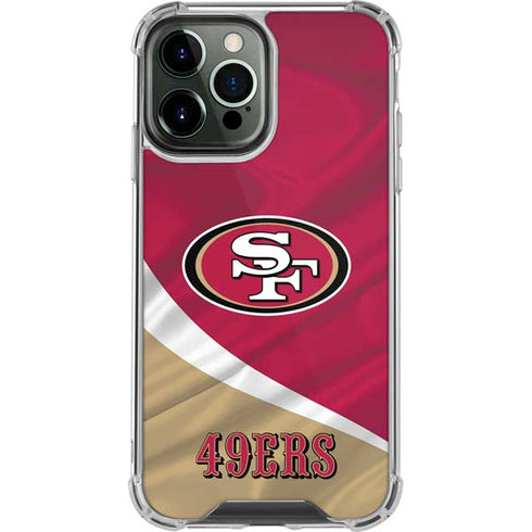 NFL San Francisco 49ers iPhone 15 Pro Max Clear Case