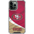 NFL San Francisco 49ers iPhone 14 Pro Max Clear Case