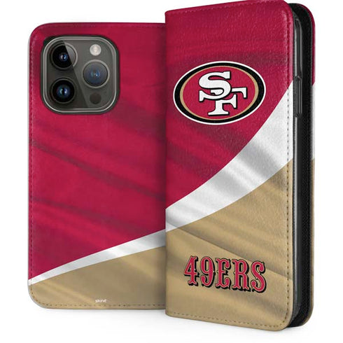NFL San Francisco 49ers iPhone 15 Pro Folio Case