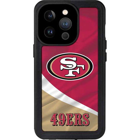NFL San Francisco 49ers iPhone 15 Pro Waterproof Case