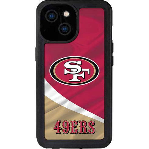 NFL San Francisco 49ers iPhone 15 Waterproof Case