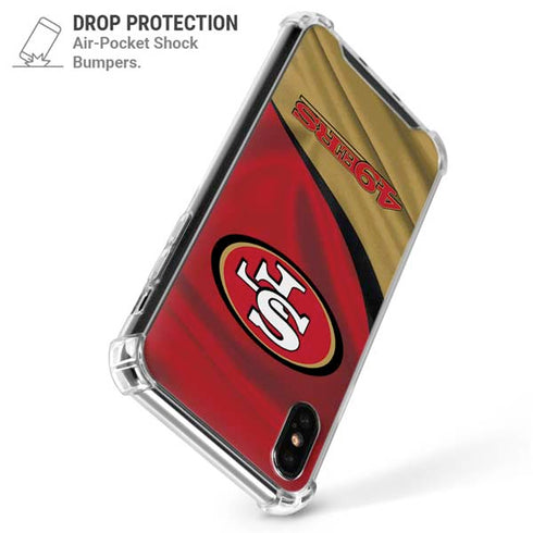NFL San Francisco 49ers iPhone X/XS Clear Case