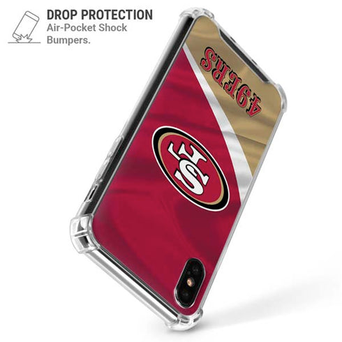 NFL San Francisco 49ers iPhone XS Max Clear Case