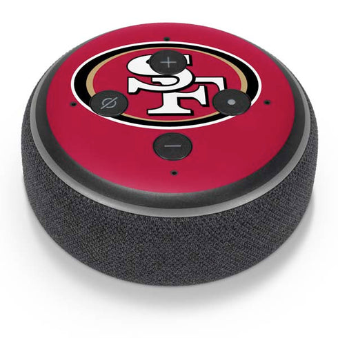 NFL San Francisco 49ers Large Logo Amazon Echo Dot Skin