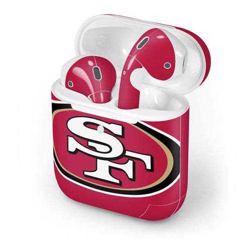 NFL San Francisco 49ers Large Logo Apple AirPods 2 Skin