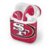 NFL San Francisco 49ers Large Logo Apple AirPods 2 Skin