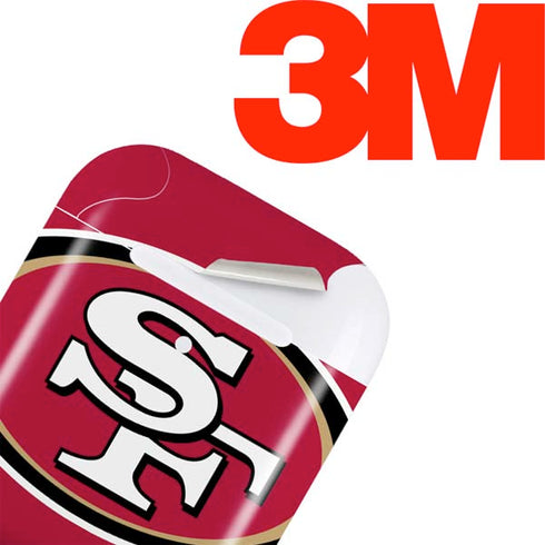 NFL San Francisco 49ers Large Logo Apple AirPods Skin
