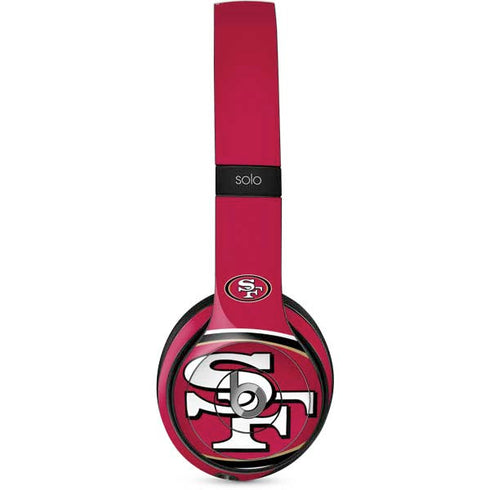 NFL San Francisco 49ers Large Logo Beats Solo 2 Wired Skin