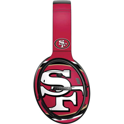 NFL San Francisco 49ers Large Logo Bose QuietComfort 35 II Headphones Skin