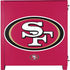 NFL San Francisco 49ers Large Logo Corsair 4000D Tempered Glass Mid-Tower ATX Case Skin
