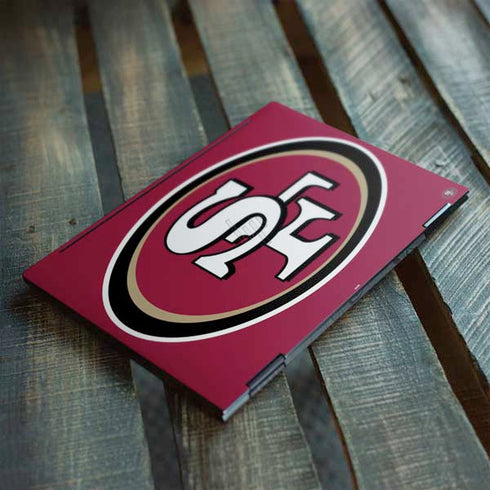 NFL San Francisco 49ers Large Logo HP Envy Skin