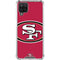 NFL San Francisco 49ers Large Logo Galaxy A12 Clear Case