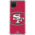 NFL San Francisco 49ers Large Logo Galaxy A12 Clear Case