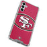 NFL San Francisco 49ers Large Logo Galaxy A13 5G Clear Case
