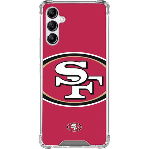 NFL San Francisco 49ers Large Logo Galaxy A15 5G Clear Case
