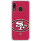 NFL San Francisco 49ers Large Logo Galaxy A20 Clear Case