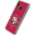 NFL San Francisco 49ers Large Logo Galaxy A20 Clear Case