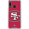 NFL San Francisco 49ers Large Logo Galaxy A30 Clear Case