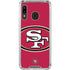 NFL San Francisco 49ers Large Logo Galaxy A30 Clear Case