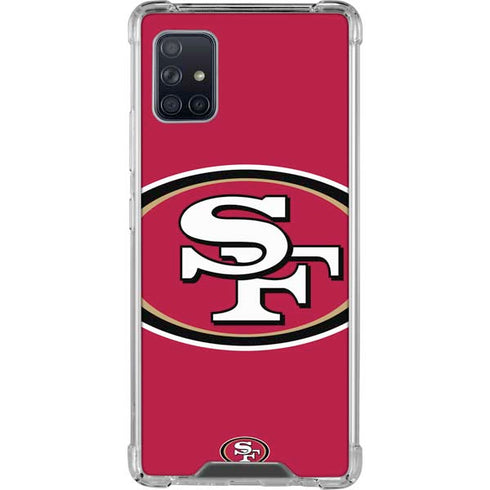 NFL San Francisco 49ers Large Logo Galaxy A51 5G Clear Case