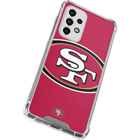 NFL San Francisco 49ers Large Logo Galaxy A53 5G Clear Case