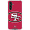 NFL San Francisco 49ers Large Logo Galaxy A54 5G Clear Case