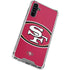 NFL San Francisco 49ers Large Logo Galaxy A54 5G Clear Case
