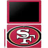 NFL San Francisco 49ers Large Logo Galaxy Book 12in Skin