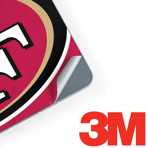 NFL San Francisco 49ers Large Logo Galaxy Book 12in Skin