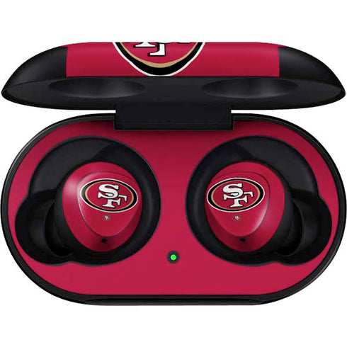 NFL San Francisco 49ers Large Logo Galaxy Buds Skin