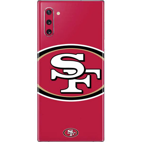 NFL San Francisco 49ers Large Logo Galaxy Note 10 Skin