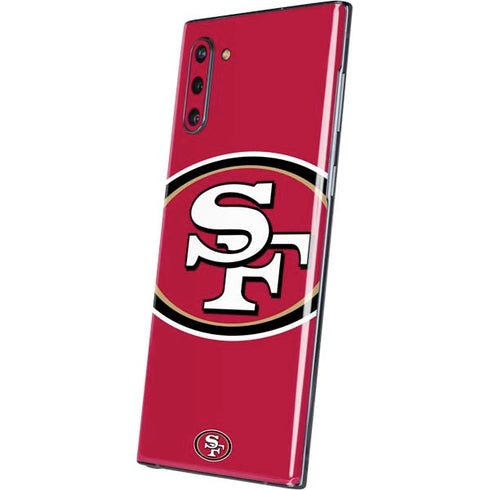 NFL San Francisco 49ers Large Logo Galaxy Note 10 Skin