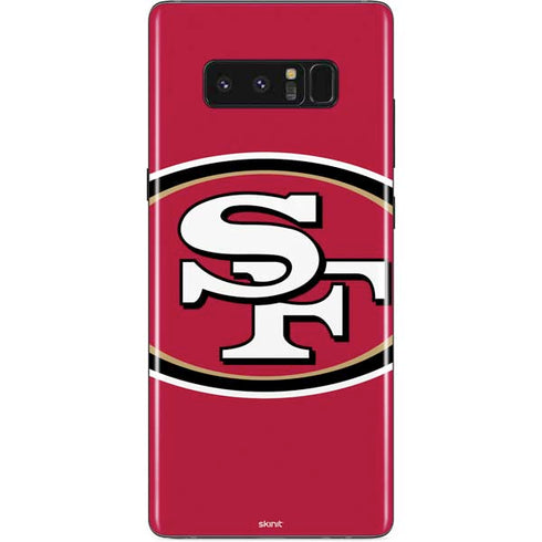NFL San Francisco 49ers Large Logo Galaxy Note 8 Skin