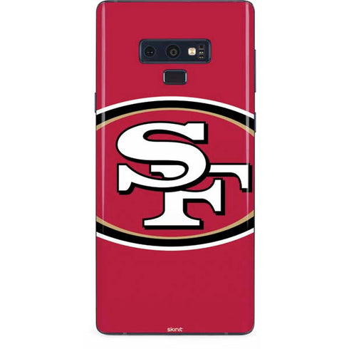 NFL San Francisco 49ers Large Logo Galaxy Note 9 Skin