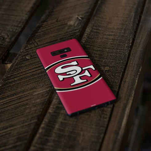 NFL San Francisco 49ers Large Logo Galaxy Note 9 Skin