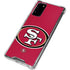 NFL San Francisco 49ers Large Logo Galaxy Note20 5G Clear Case