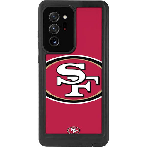 NFL San Francisco 49ers Large Logo Galaxy Note20 Ultra 5G Waterproof Case