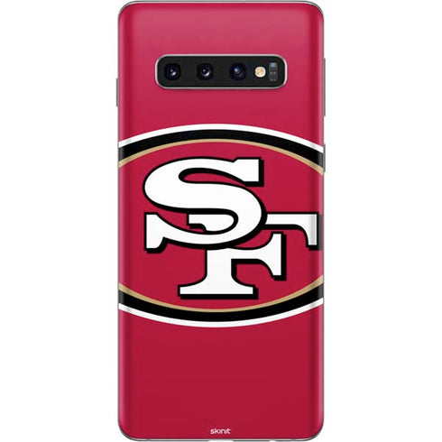 NFL San Francisco 49ers Large Logo Galaxy S10 Skin
