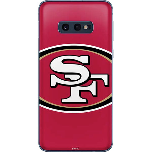 NFL San Francisco 49ers Large Logo Galaxy S10e Skin