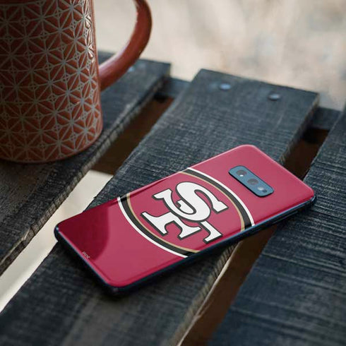 NFL San Francisco 49ers Large Logo Galaxy S10e Skin