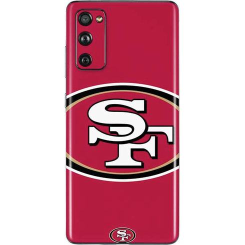 NFL San Francisco 49ers Large Logo Galaxy S20 Fan Edition Skin