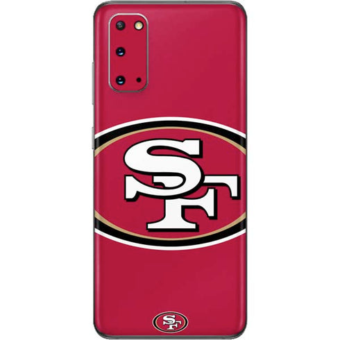 NFL San Francisco 49ers Large Logo Galaxy S20 Skin