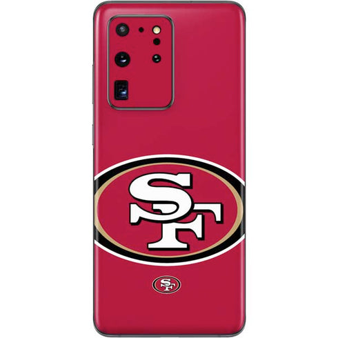 NFL San Francisco 49ers Large Logo Galaxy S20 Ultra 5G Skin
