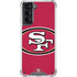 NFL San Francisco 49ers Large Logo Galaxy S21 5G Clear Case