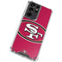 NFL San Francisco 49ers Large Logo Galaxy S21 Ultra 5G Clear Case